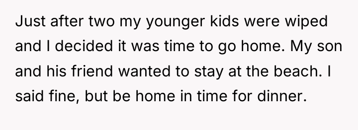 Just after two my younger kids were wiped and I...