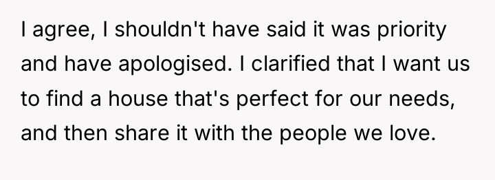 I agree, I shouldn't have said it was priority and...