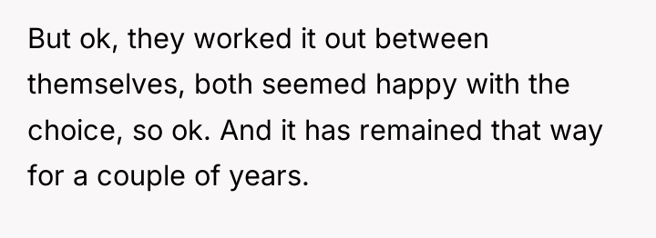 But ok, they worked it out between themselves, both seemed...