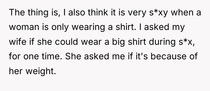 The thing is, I also think it is very s*xy...