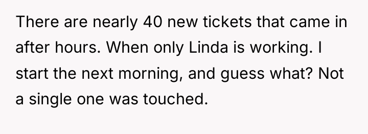 There are nearly 40 new tickets that came in after...