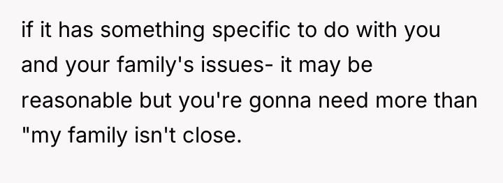 if it has something specific to do with you and...