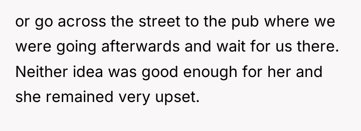 or go across the street to the pub where we...