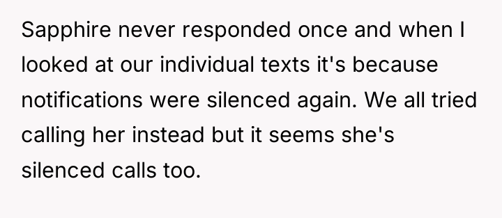 Sapphire never responded once and when I looked at our...