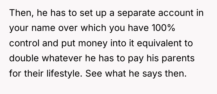 Then, he has to set up a separate account in...