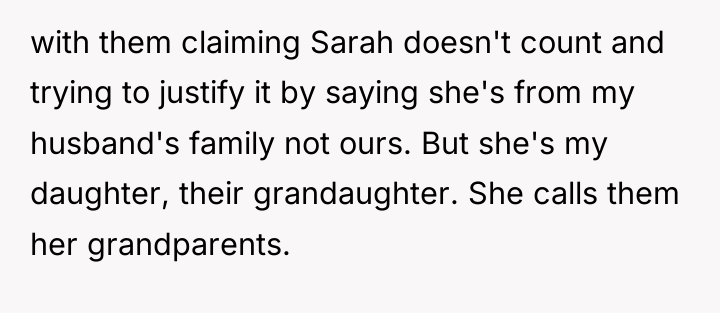 with them claiming Sarah doesn't count and trying to justify...