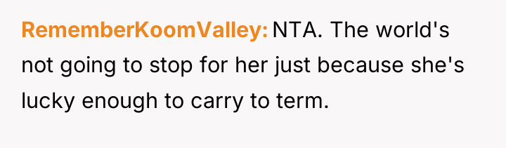 RememberKoomValley NTA. The world's not going to stop for her...