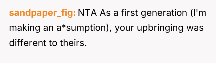 sandpaper_fig NTA As a first generation (I'm making an a*sumption),...