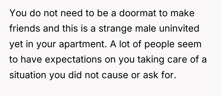 You do not need to be a doormat to make...