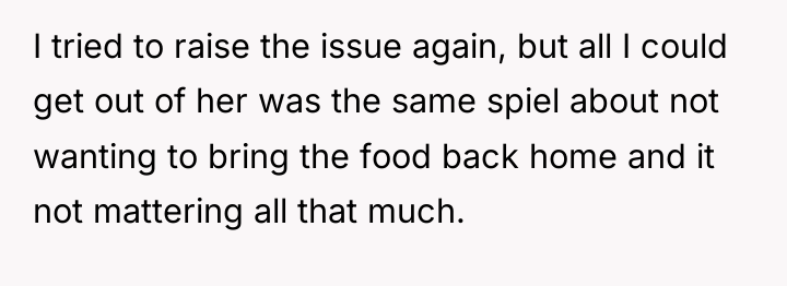 I tried to raise the issue again, but all I...