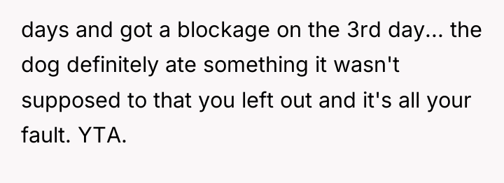 days and got a blockage on the 3rd day... the...
