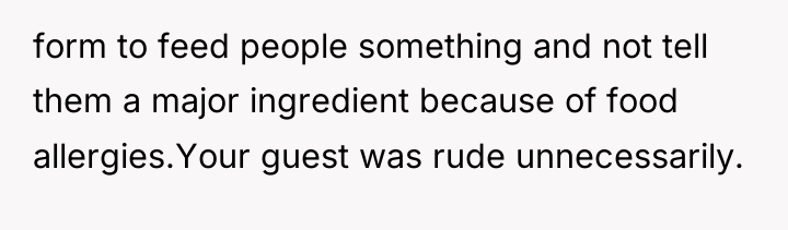 form to feed people something and not tell them a...