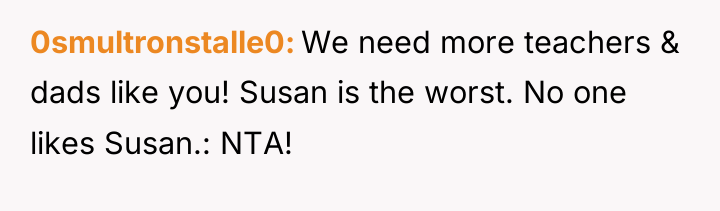 0smultronstalle0 We need more teachers & dads like you! Susan...