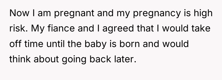 Now I am pregnant and my pregnancy is high risk....