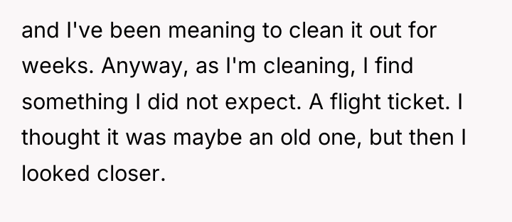 and I've been meaning to clean it out for weeks....