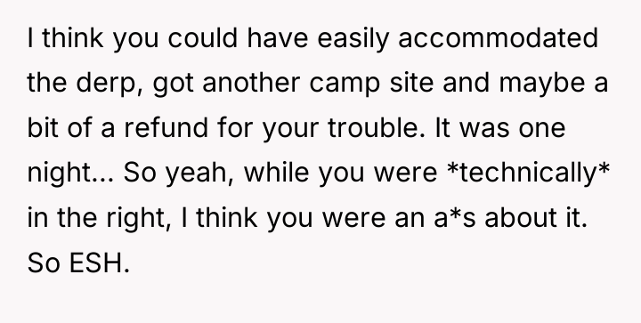 I think you could have easily accommodated the derp, got...