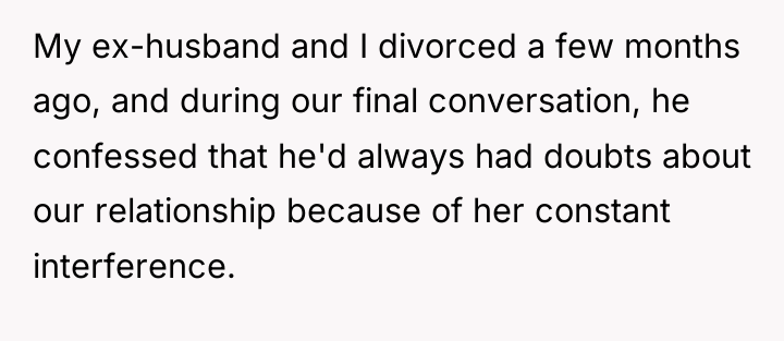 My ex-husband and I divorced a few months ago, and...