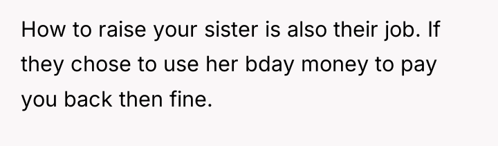 How to raise your sister is also their job. If...