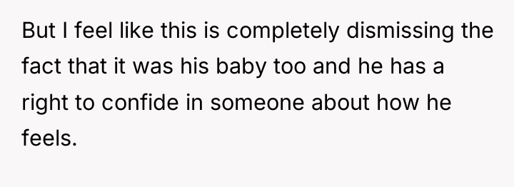 But I feel like this is completely dismissing the fact...