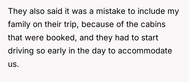 They also said it was a mistake to include my...