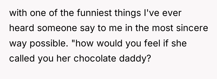 with one of the funniest things I've ever heard someone...