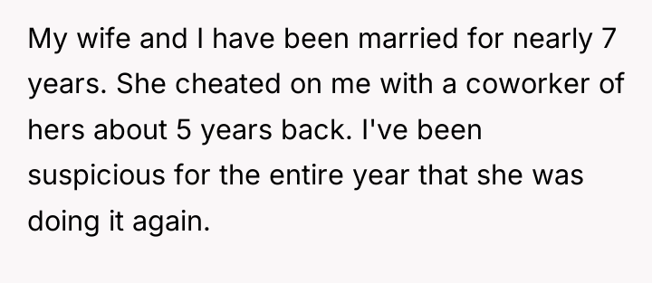 My wife and I have been married for nearly 7...