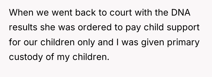 When we went back to court with the DNA results...
