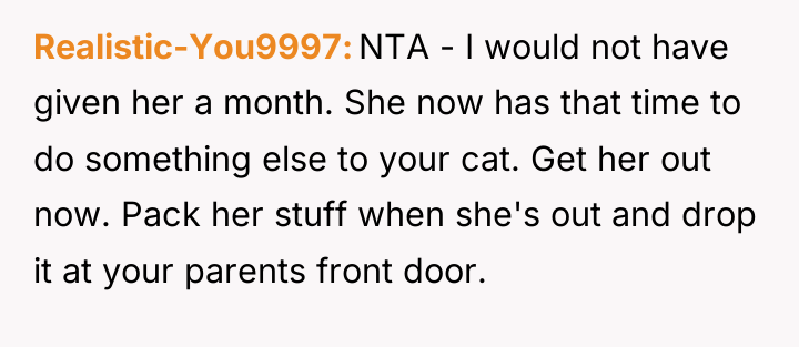 Realistic-You9997 NTA - I would not have given her a...