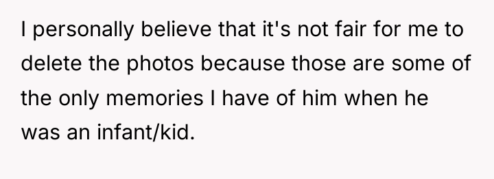 I personally believe that it's not fair for me to...