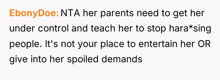 EbonyDoe NTA her parents need to get her under control...