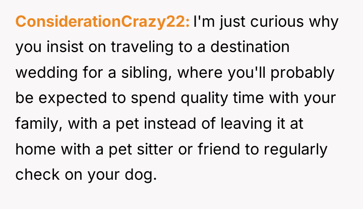 ConsiderationCrazy22 I'm just curious why you insist on traveling to...