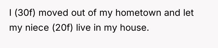 I (30f) moved out of my hometown and let my...
