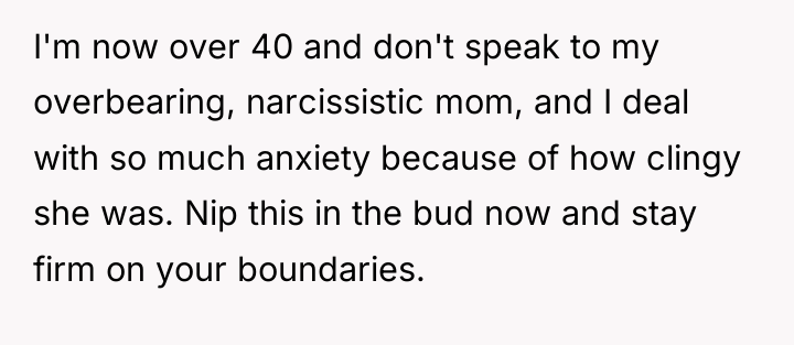 I'm now over 40 and don't speak to my overbearing,...