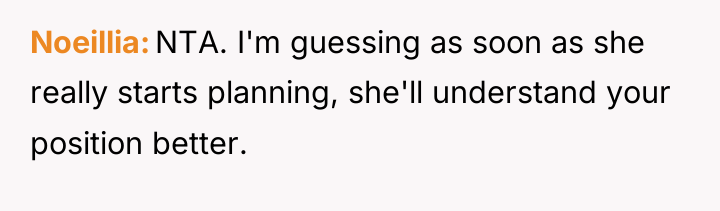 Noeillia NTA. I'm guessing as soon as she really starts...
