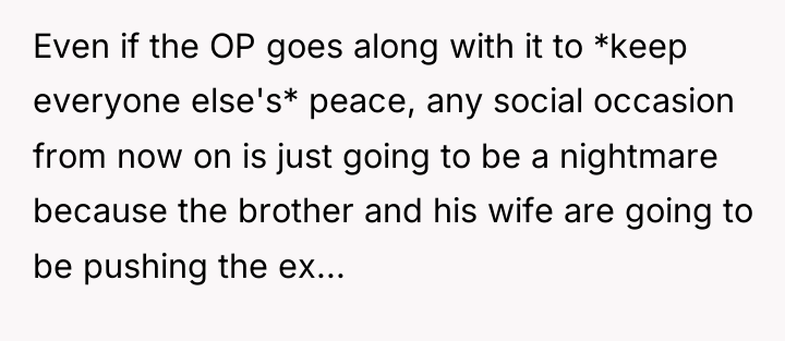 Even if the OP goes along with it to *keep...