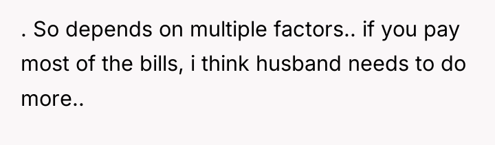 . So depends on multiple factors.. if you pay most...