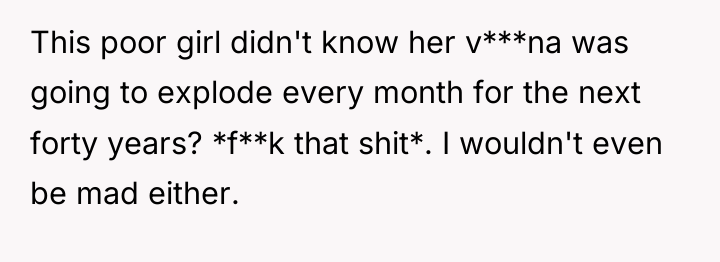 This poor girl didn't know her v***na was going to...