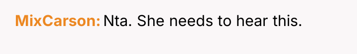 MixCarson Nta. She needs to hear this.