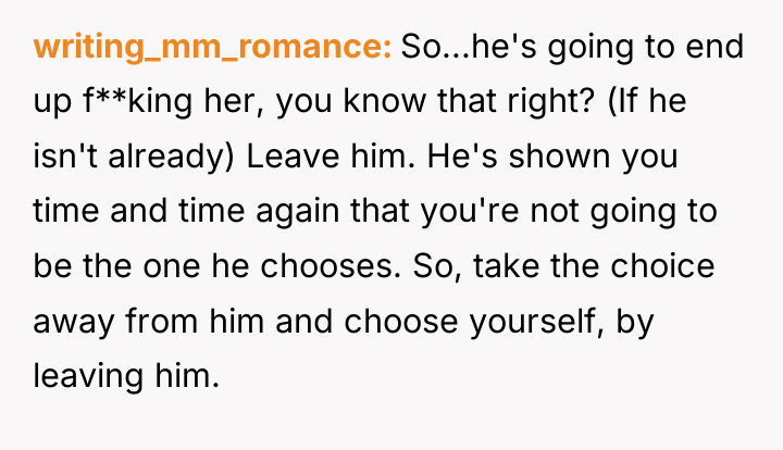 writing_mm_romance So...he's going to end up f**king her, you know...