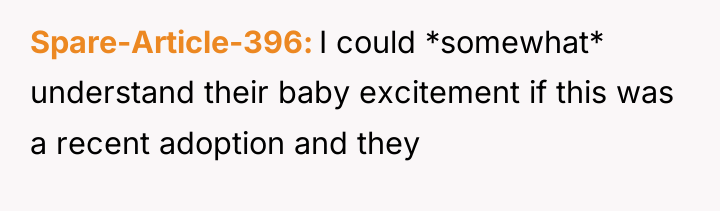 Spare-Article-396 I could *somewhat* understand their baby excitement if this...