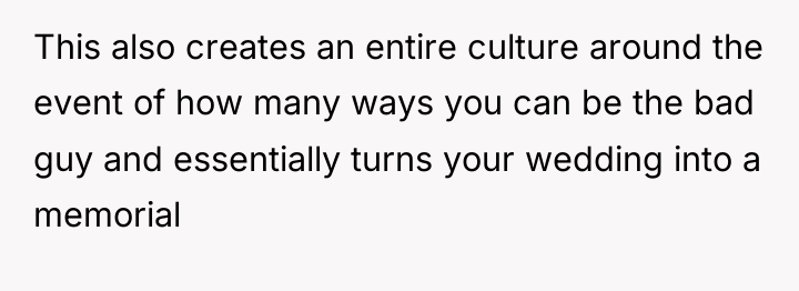 This also creates an entire culture around the event of...