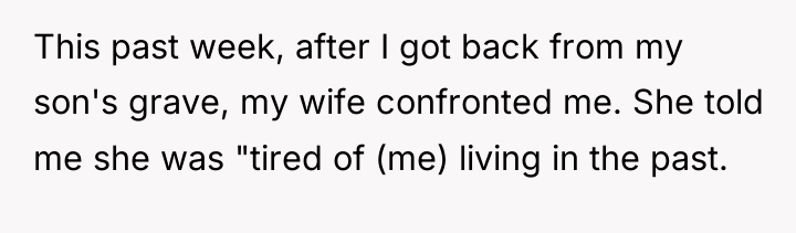 This past week, after I got back from my son's...
