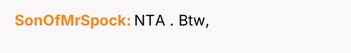SonOfMrSpock NTA . Btw,