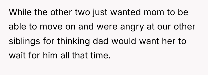 While the other two just wanted mom to be able...