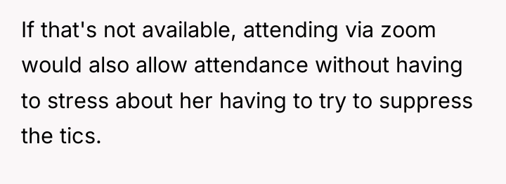 If that's not available, attending via zoom would also allow...