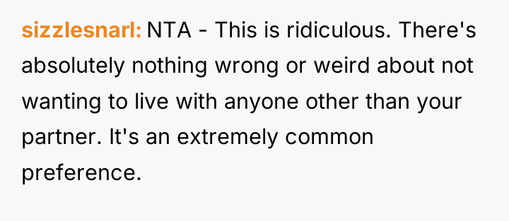 sizzlesnarl NTA - This is ridiculous. There's absolutely nothing wrong...