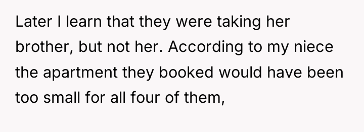 Later I learn that they were taking her brother, but...