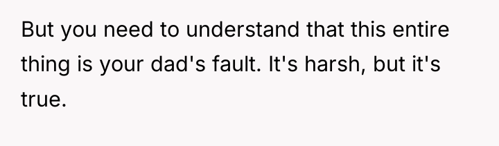 But you need to understand that this entire thing is...