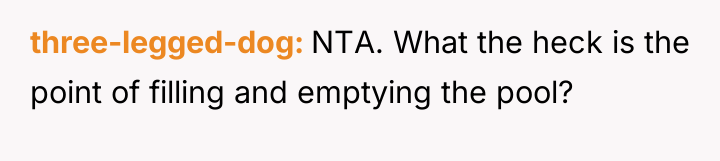 three-legged-dog NTA. What the heck is the point of filling...