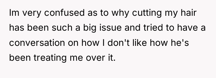 Im very confused as to why cutting my hair has...